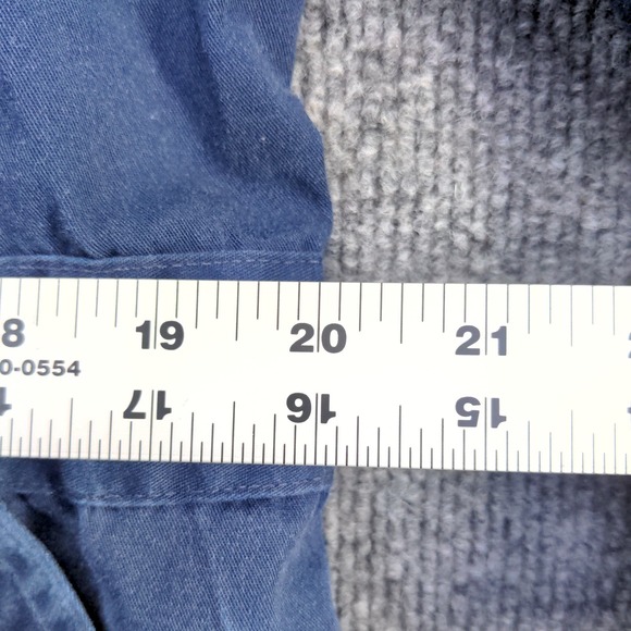 U.S. Navy Men's Utility Coveralls Blue Size 48L Actual 40x30 Embroidered Logo - Picture 14 of 16